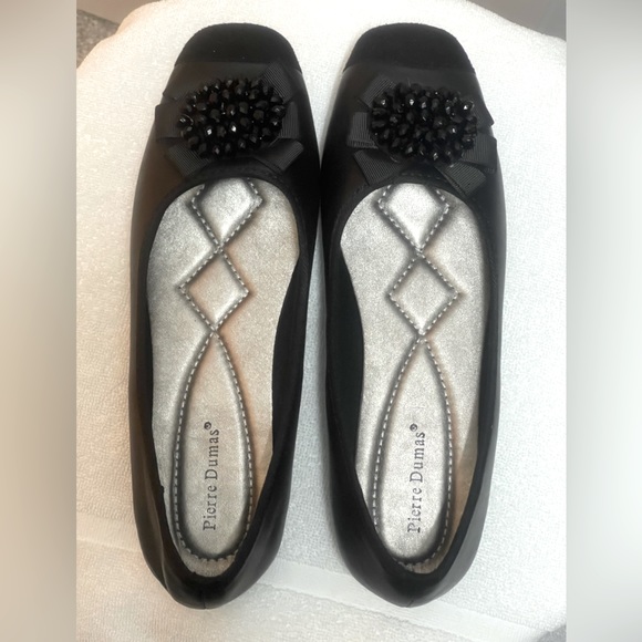 Pierre Dumas Moni Bead Ballet Flat Shoes - Picture 1 of 3